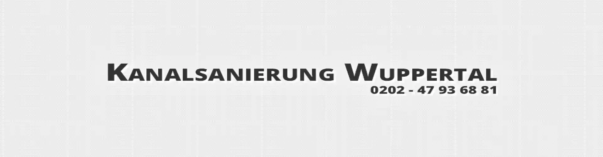 Kanalsanierung Wuppertal